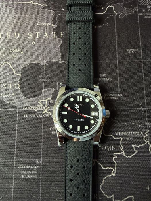 Relogio Automatico Seiko Mod Black Seamaster