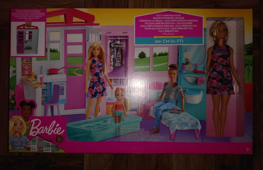 Nowy domek + lalka Barbie