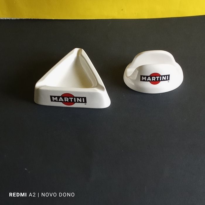 Martini cinzeiro porta guardanapos