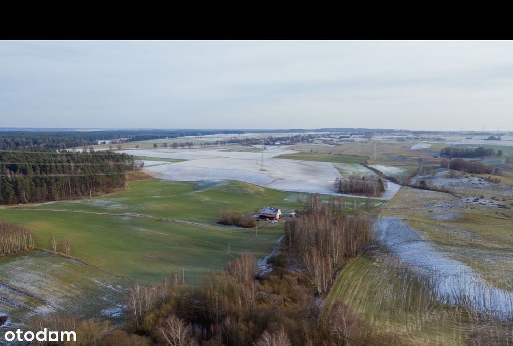 Malownicza siedlisko - działka 9,75 ha z domem 200 m²