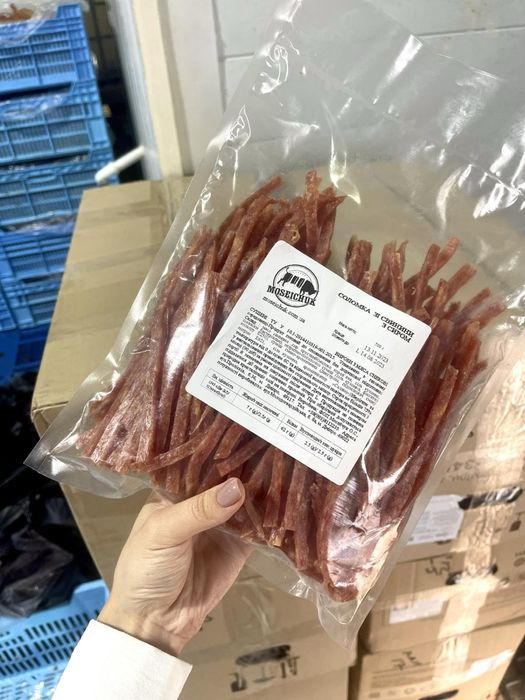 Сушене м‘ясо, джерки Moseichuk! М‘ясні снеки опт, в’ялене м’ясо!