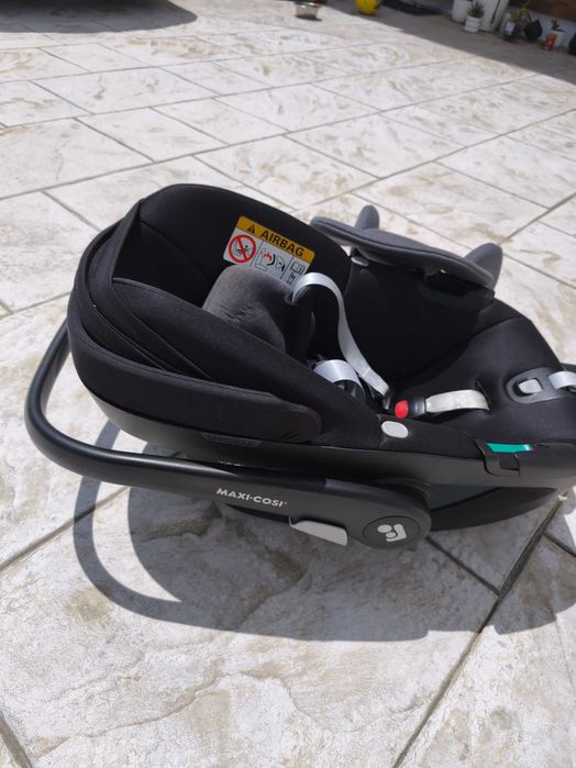 Cadeira auto + isofix + adaptadores para carrinho