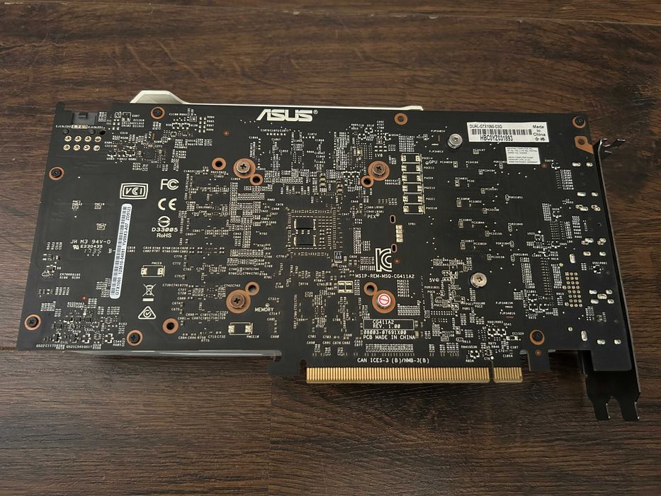 ТОП! Видеокарта NVIDIA GeForce GTX 1060 3GB GDDR5 ASUS Гарантия!