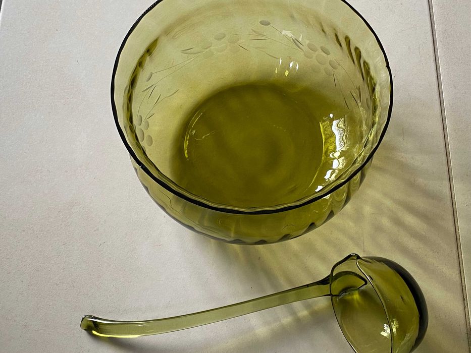 misa szklana do sałatek ponczu