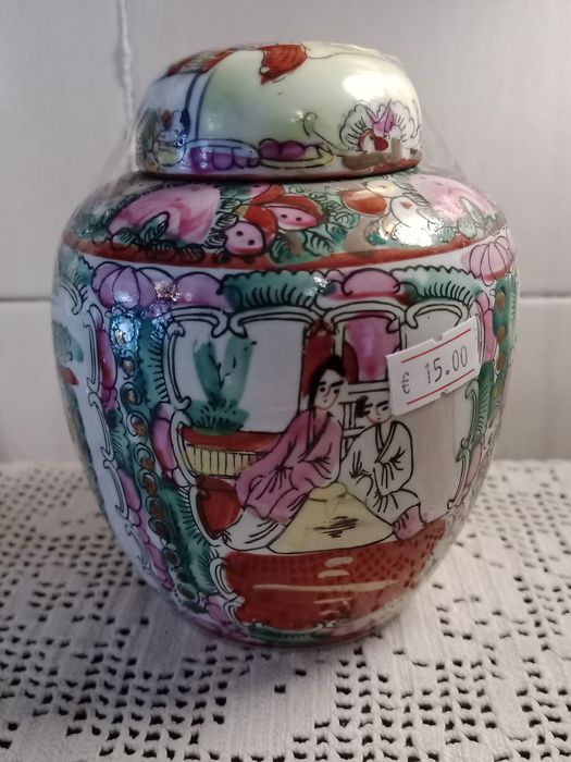 Pote feito e pintado a mão de Macau