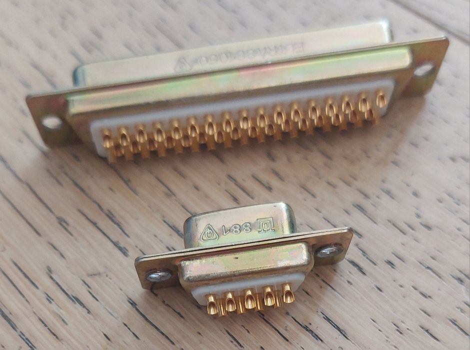 Разъёмы Eltra (Польша) 50pin и 9pin