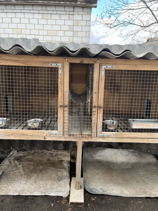 Клітки для кролів, маточник і для відгодовування бу