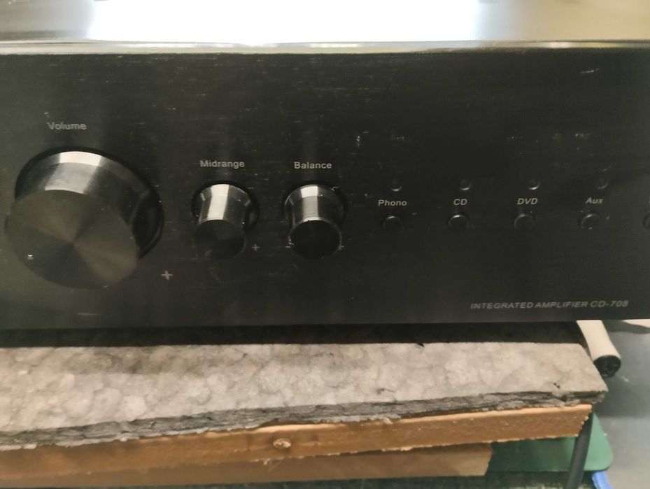 Auna CD708 Amplificador Hi Fi Preto