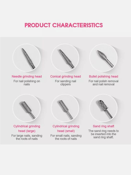 Broca manicure portátil