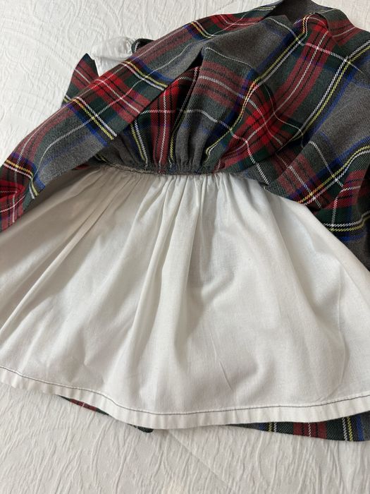 Vestido Natal menina, 1 ano da Maria Bebé. Usado uma vez. Novo