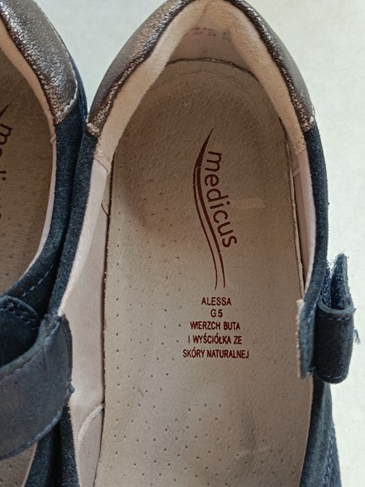 skórzane buty Medicus Deichmann Alessa G5