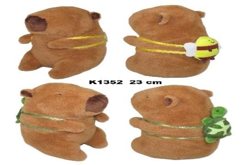 Kapibara z plecakiem 23cm MIX ,148x276 mm