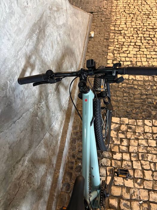 Bicicleta Rockrider BTT Criança EXPL 500 9-12 anos Verde Nova