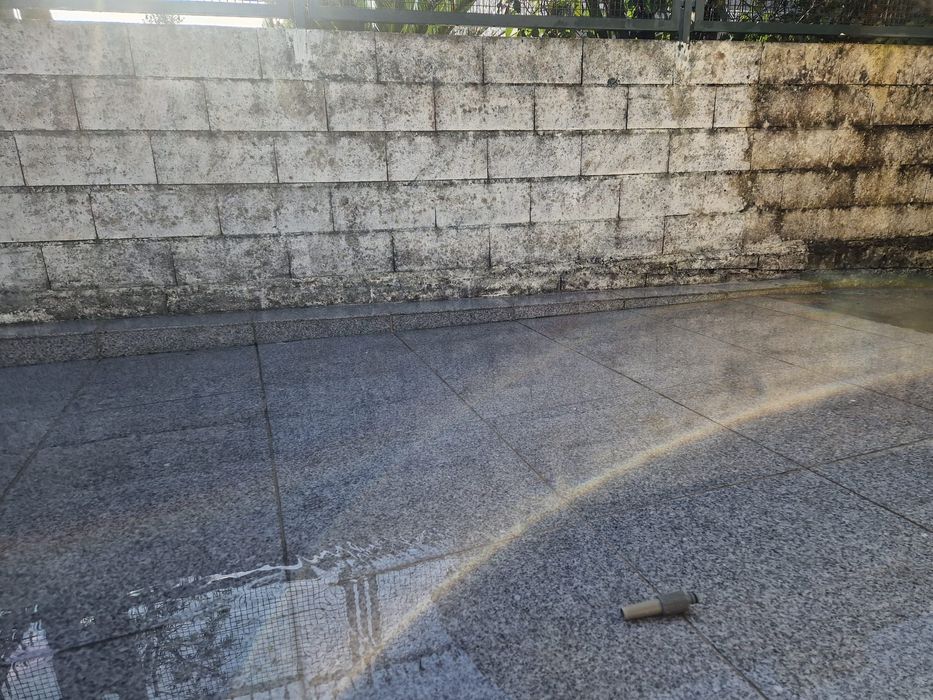 Limpeza de muros e paredes