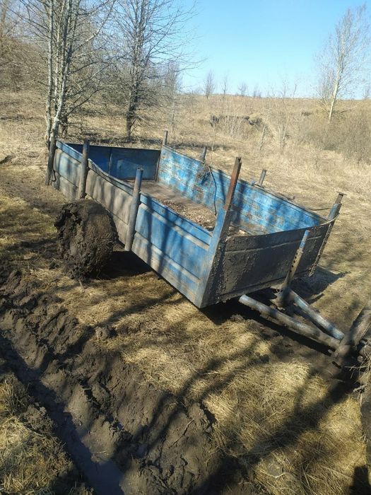 Прицеп до міні трактора