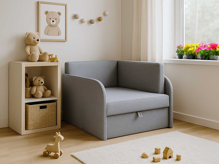 Łóżko dziecięce rozkładane Franek tapczan pojemnik DARMOWA DOSTAWA