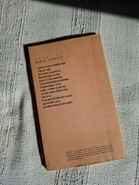 Mário Cláudio A Fuga para o Egipto