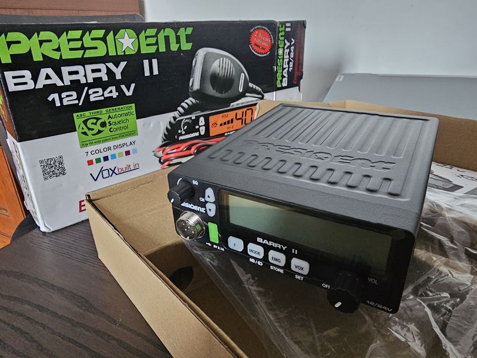 CB radio President Barry 2 nowe / bez mikrofonu