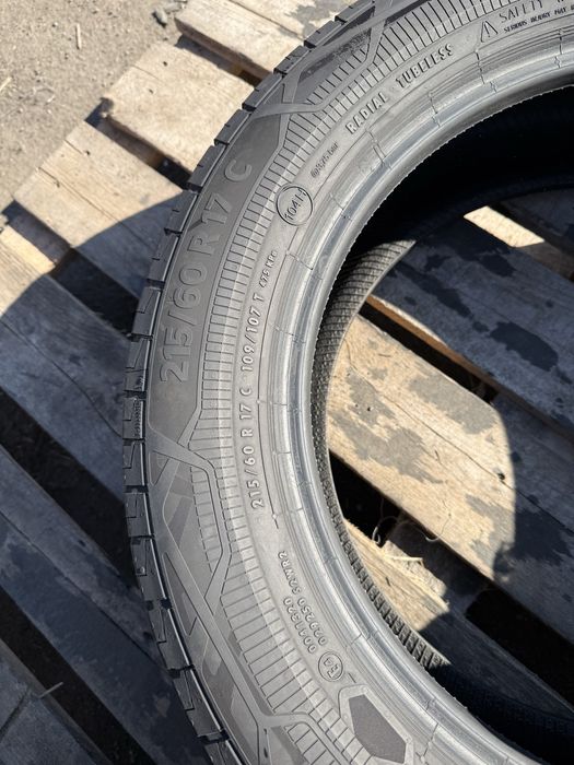 215/60 R17C 109/107T Continental VanContact Eco /2021рік/літо/2шт./