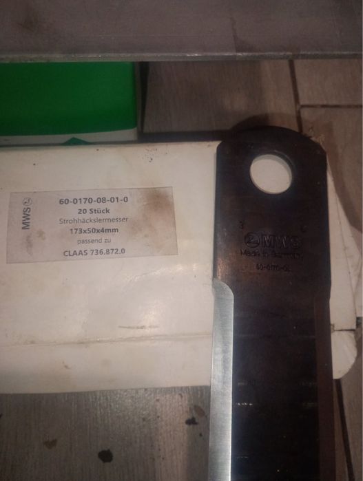 Запчастини до техніки Claas: фільтри, ножі тощо