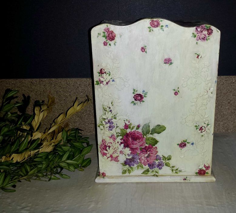 Сувенир подарок Шкатулка Красивый Чайный домик декупаж