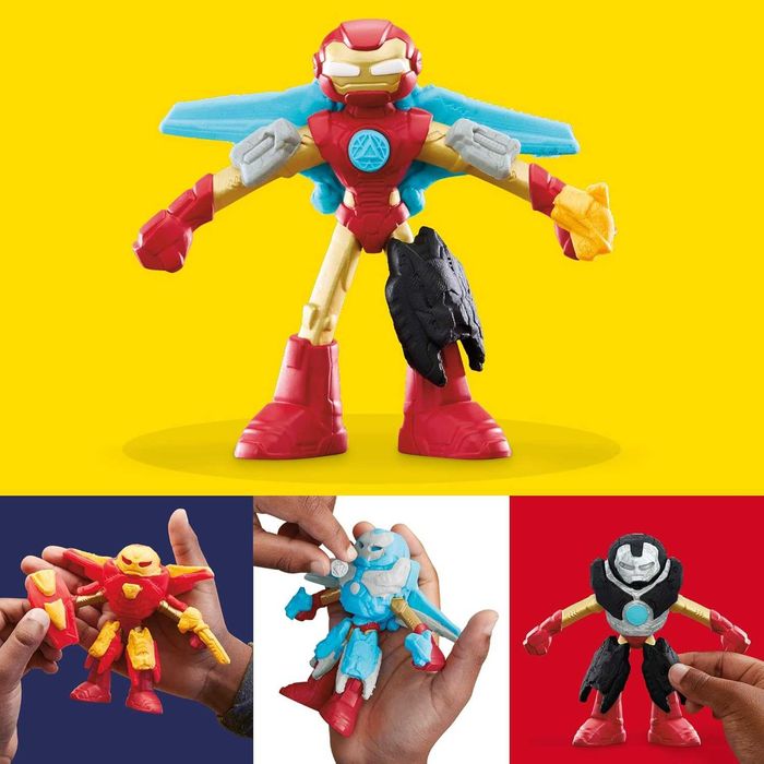 Ігровий набір для ліплення Play-Doh Marvel Iron Man Залізна людина!