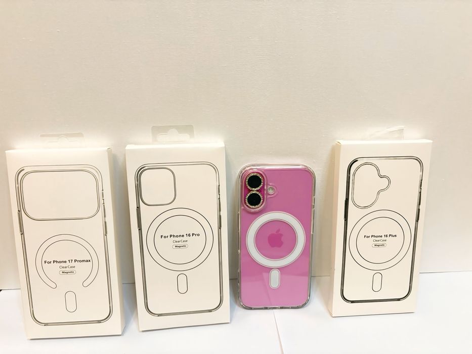 Противоударочний чохол на iPhone MagSafe (11–17 Pro Max) | НЕ ЖОВТІЄ | ЗНИЖКА