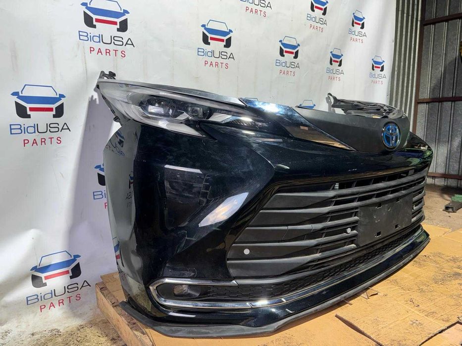 Zestaw Przód Zderzak Pas Przedni Lampy LED Chłodnice Toyota Sienna IV XL40 2021 Hybryda