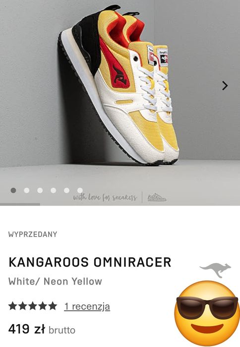 Buty KangaROOS Omniracer rozmiar 42