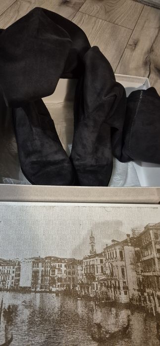 Kozaki venezia materiał zamsz 38
