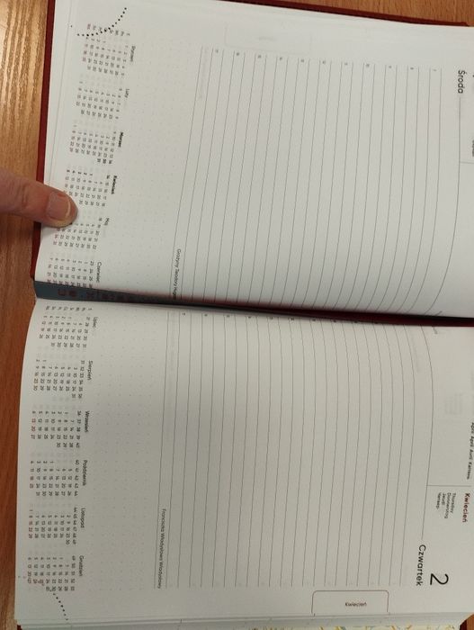 Kalendarz książkowy