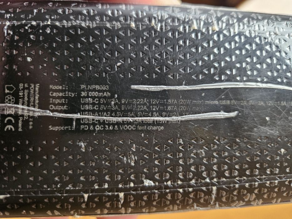 Powerbank  power bank POLION Szybkie Ładowanie 22.5W 30000mAh