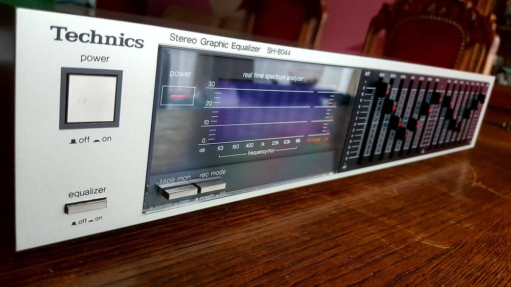 Korektor graficzny Technics SH-8044 Silver • Stan Kolekcjonerski • Equalizer