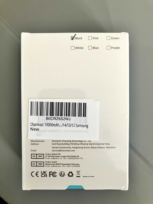 Mini Power Bank Bateria IPHONE 10000 mAh 20 W PD carregamento rápido