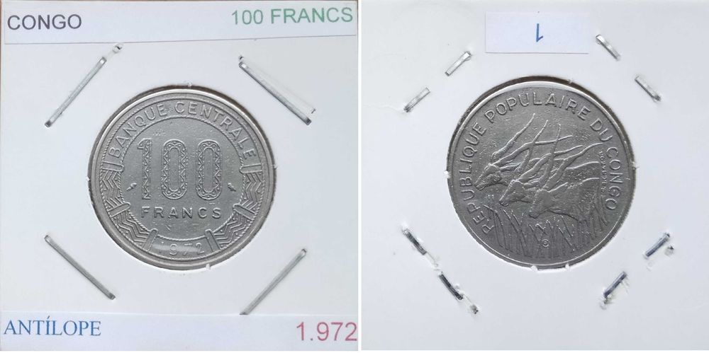 República do Congo - - - - - Moedas