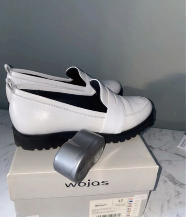 Mokasyny skórzane Wojas