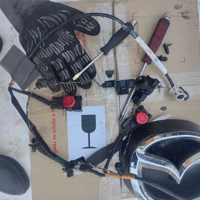 Парктроник Mazda CX 5 2012 -2017 комплект 4 шт перед