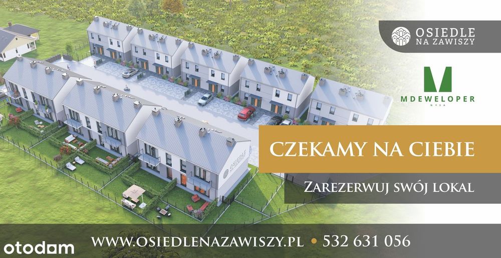 Nowe osiedle mieszkań w Nysie przy ul. Zawiszy Czarnego