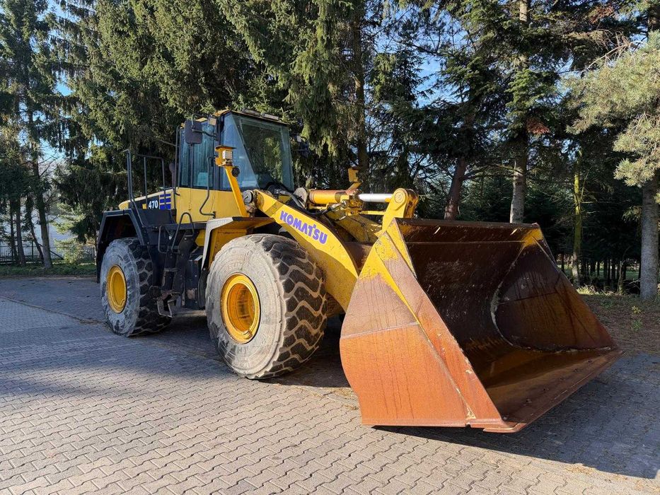 Wynajem ladowarki 24t komatsu Wa470