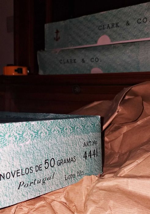 Fio de tricotar branco ÂNCORA