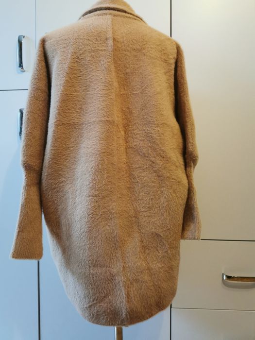 Płaszcz Alpaka beżowy Nowy