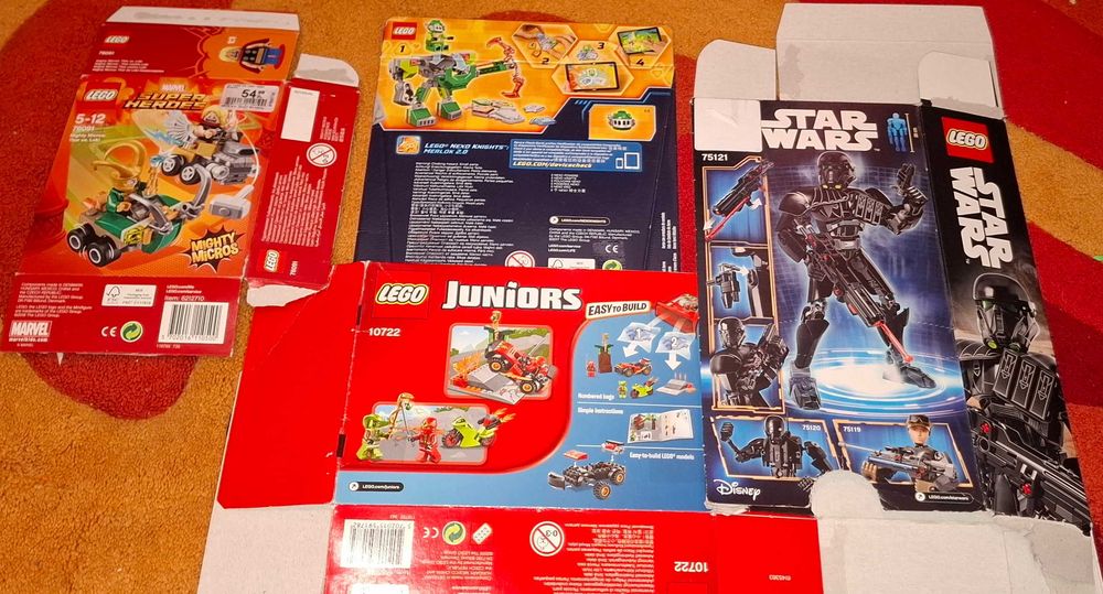 Lego Instrukcje pudełka po 1zł