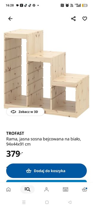 Trofast IKEA jak nowy regał