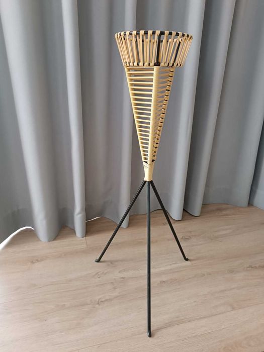 Kwietnik metalowy PRL, 82 cm - do wnętrz w stylu vintage ;)