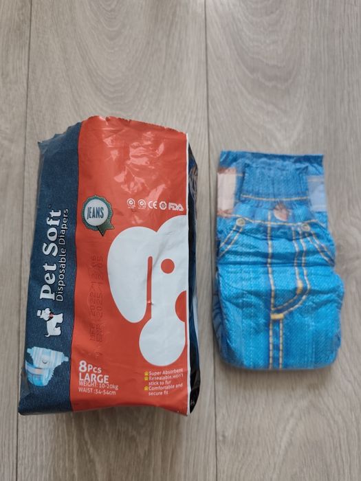 Pieluchy, pampersy dla psów "L"
