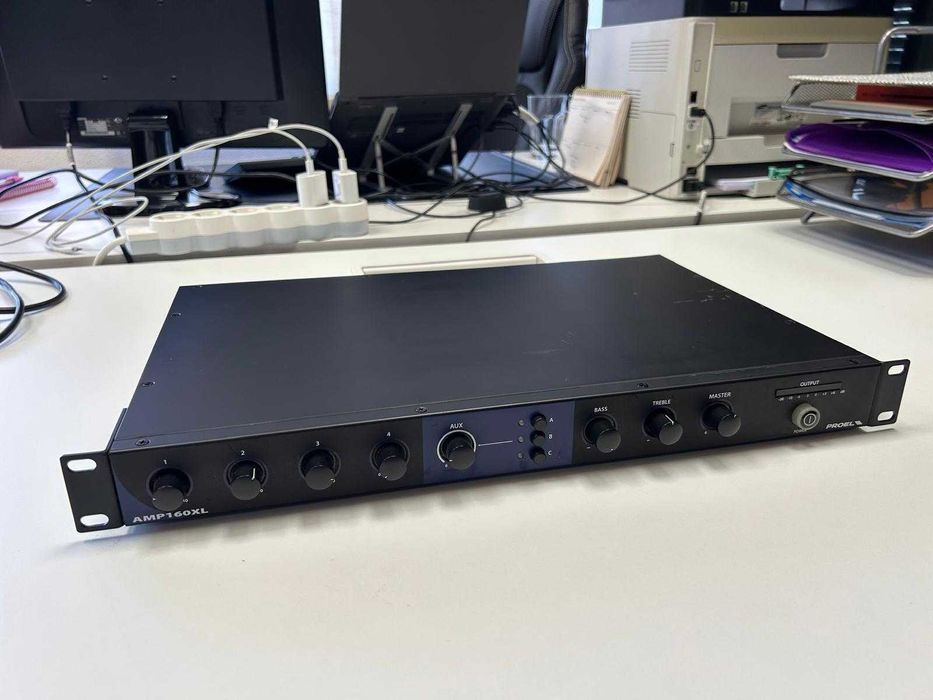 160W Class D Rack Mount Mixer Amplifier