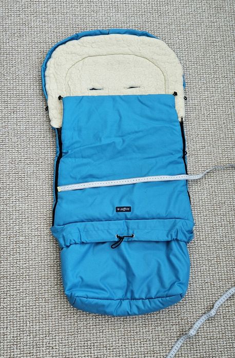 Зимовий конверт з подовженням блакитний