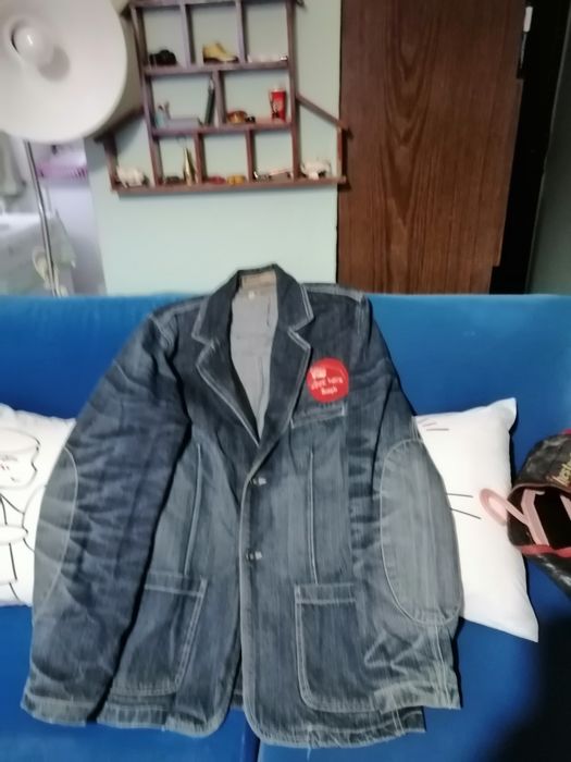 Casaco de Ganga original vintage jeans64741165805954122