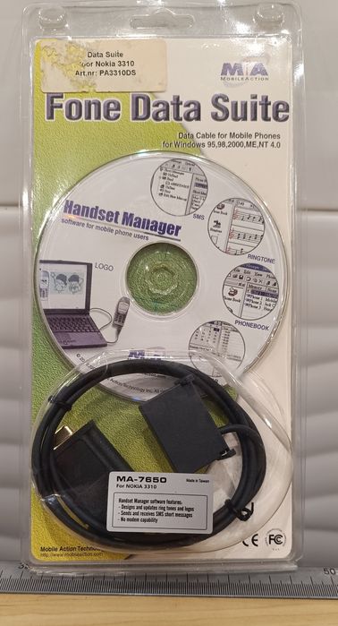 Nokia 3310 kabel do transmisji danych