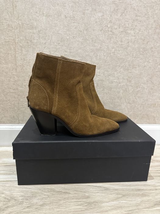 Казаки Mango,100% кожа